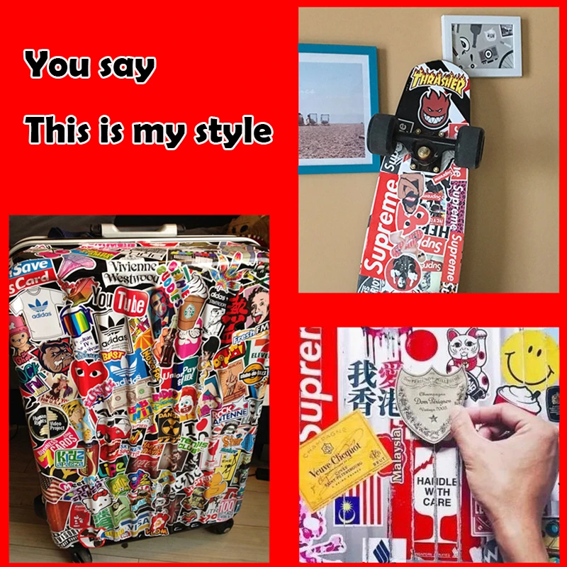 50PCS Super Hero Marvel Stickers Pack Movies Character Sticker For DIY Skateboard Motorcycle Luggage Laptop Cartoon Sticker Sets