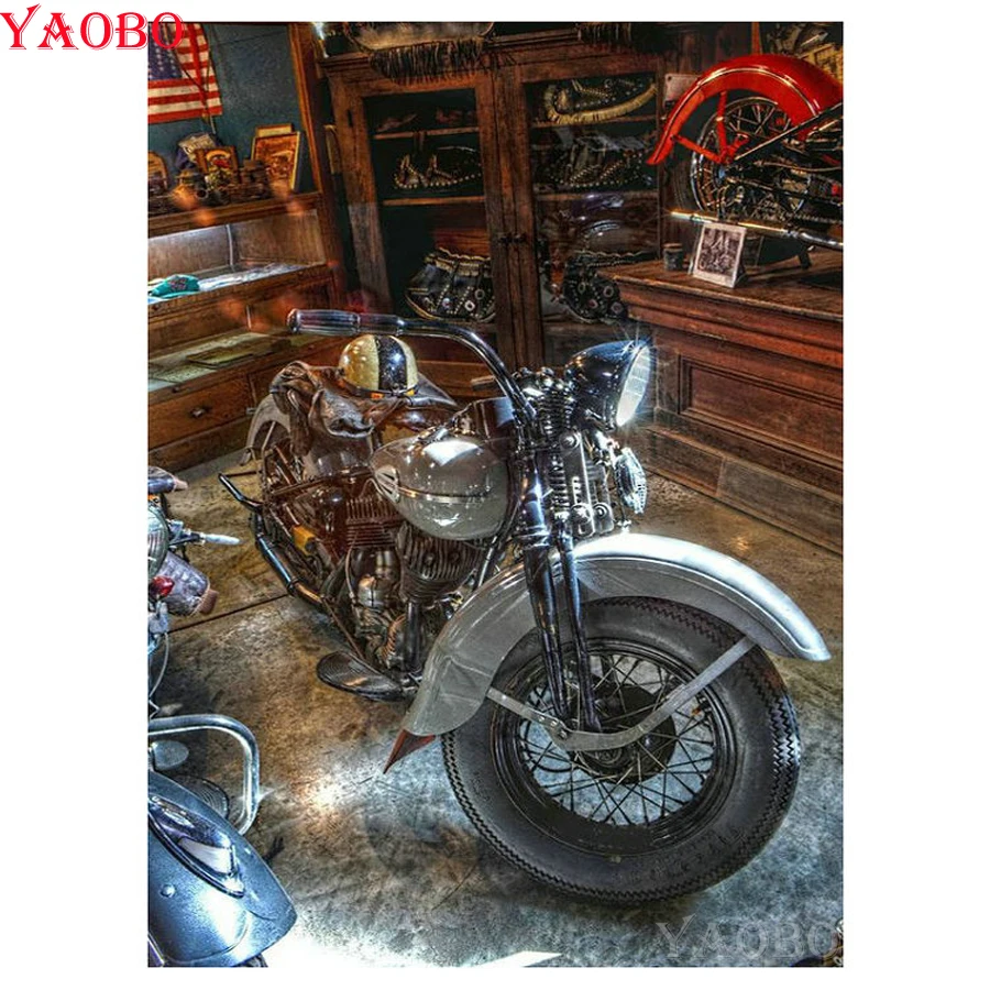 

Full Round Square Diamond embroidery motorcycle diy 5d diamond painting Handmade Crafts mural cross stitch mosaic home Decor