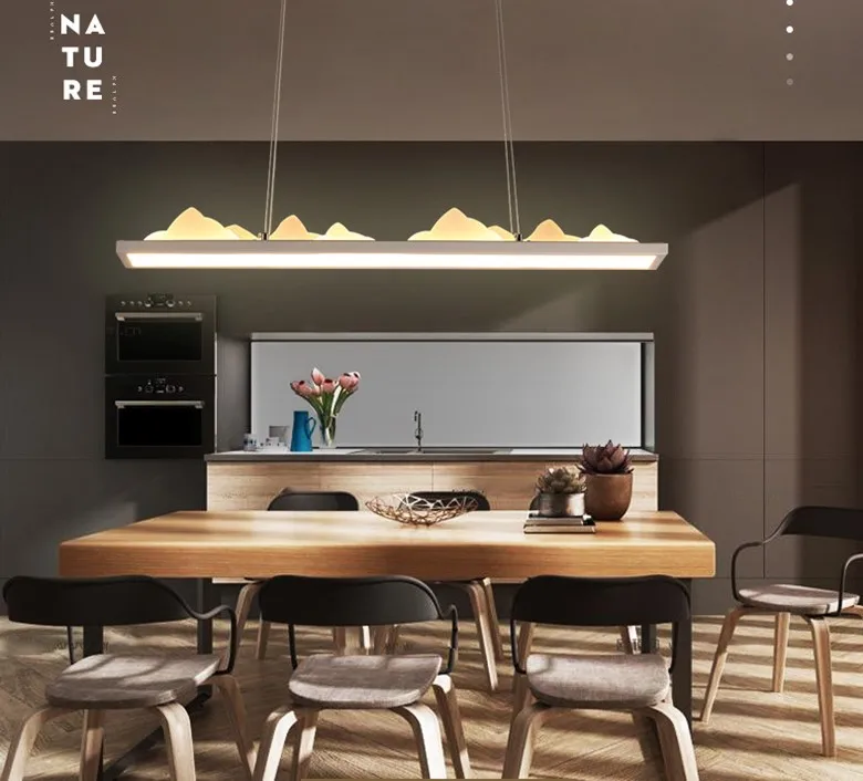 

2019 new design acrylic pendant light rectangle shape