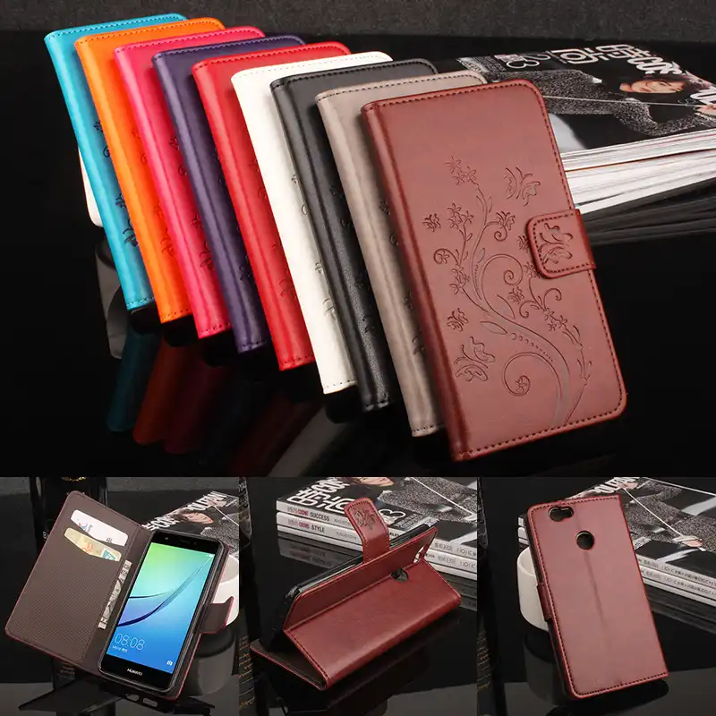Бренд HongBaiwei роскошный кожаный кошелек чехол для huawei Nova Флип Стенд 3D Мода открытка