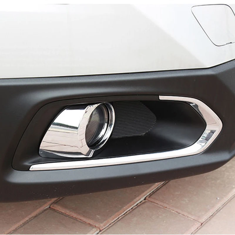 

Free Shipping High Quality ABS Chrome Front Fog lamps cover Trim Fog lamp shade Trim For Suzuki SX-4 S-Cross SX4 S-Cross