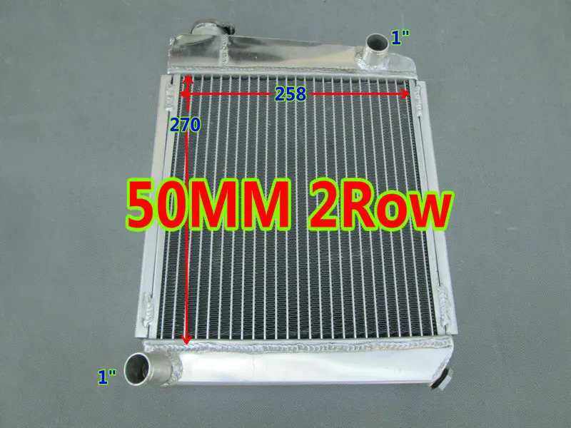 

50mm 2 Rows aluminum radiator for AUSTIN ROVER MINI cooper 850/1000/1275 GT 1959-1997 MT 59 60 65 70 90 95 96 97