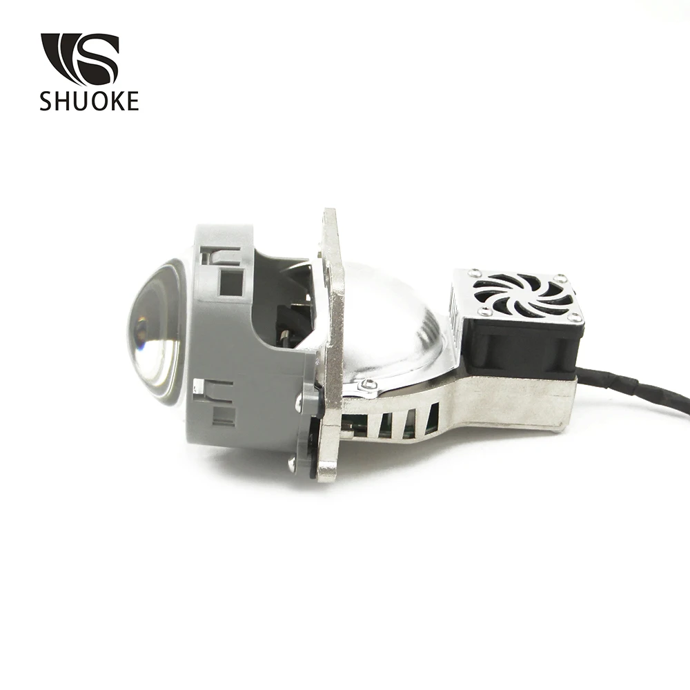 SHUOKE Mi Bi светодиодный LED прожектор объектив 12V 3A 37W 6000K 7000LM 50000h Life 2 шт. 12 месяцев