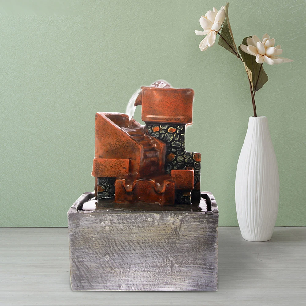 Buy Electric Desktop Waterfall Fountain Tiered