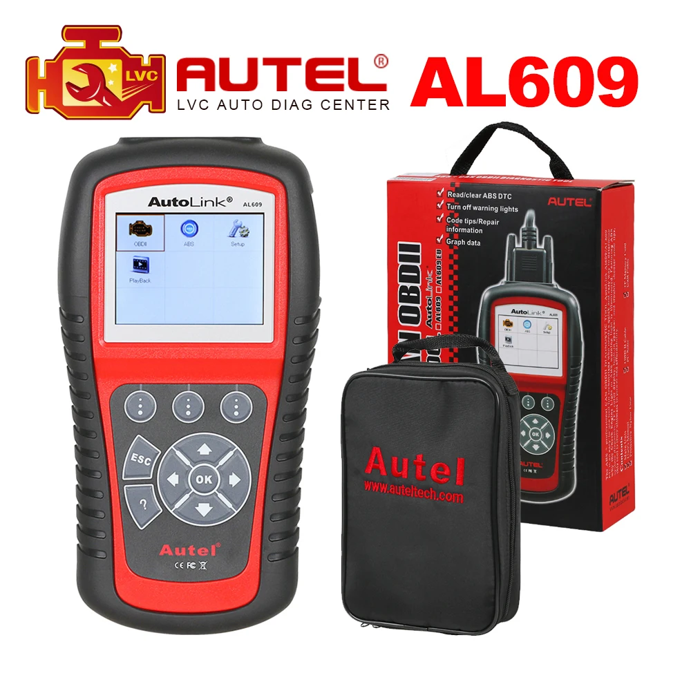 

Autel Autolink AL609 OBDII/EOBD OBD 2 Diagnostic Scan Tool Code Reader OBD2 Scanner Automotive Scanners ABS + CAN OBDII