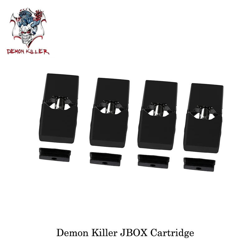 (4 шт./лот) электронные сигареты Demon Killer JBOX Pod картридж с керамической катушкой вейп
