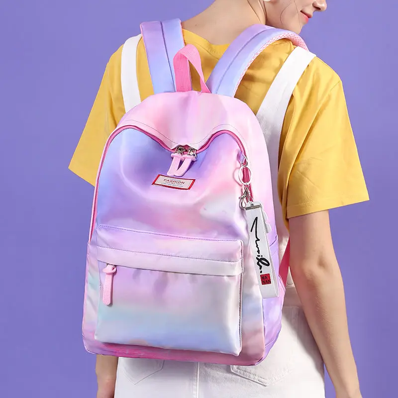 Ортопедическая школьная сумка ортопедические рюкзаки водонепроницаемые школьные сумки для девочек рюкзак женский Mochila Escolar Bolsa Escolar розовый - Цвет: blue school bag