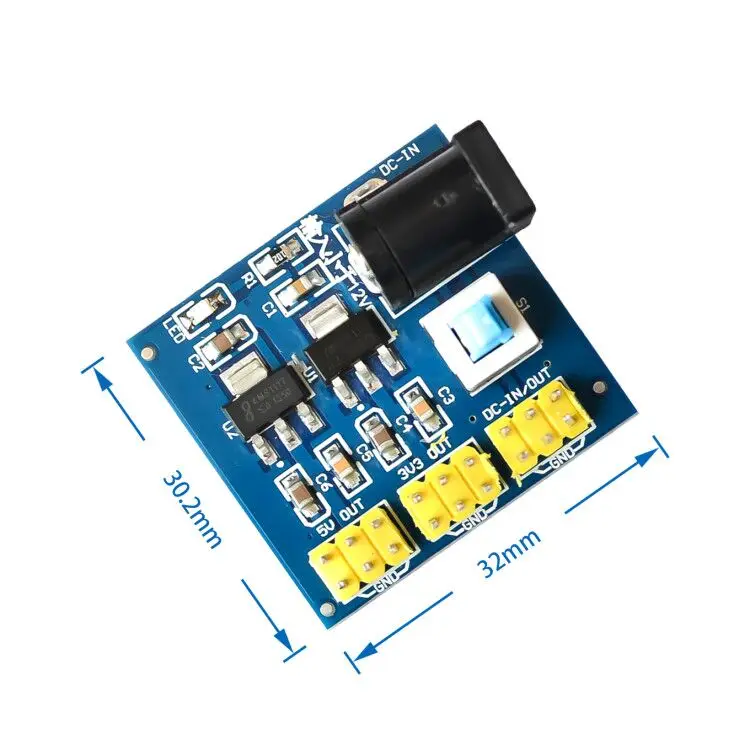 

3.3V 5V 12V Multi Output Voltage-Conversion DC-DC 12V to 3.3V 5V 12V Power Module