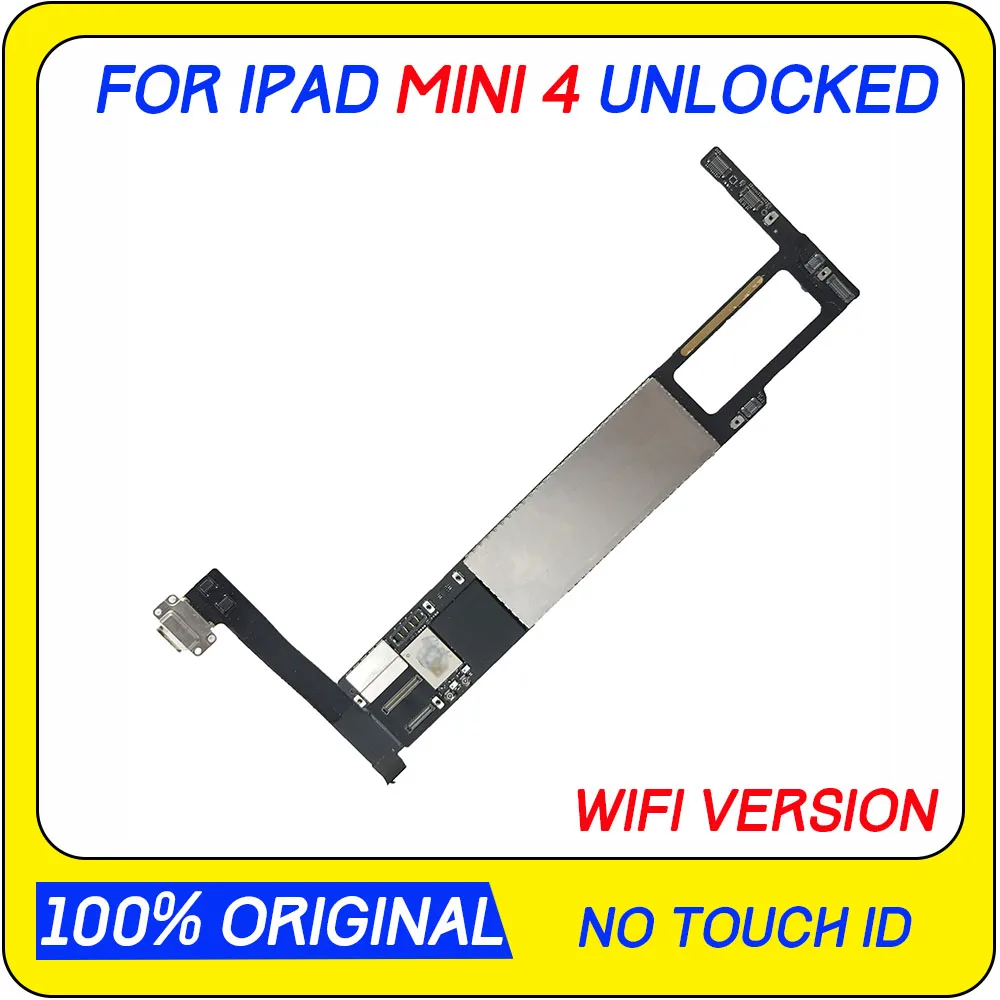 Оригинальная материнская плата для iPad MINI 4 16/32/64/128 ГБ разблокированная Бесплатная