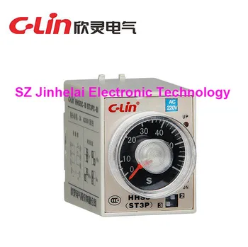 

100%New and original HHS5C-D(ST3PC-D) C-Lin Time relay AC220V, DC24V, 10S/100S/10M/60M Electricity delay and snap action contact