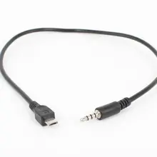 Micro Usb к разъему 3,5 мм аудио кабель Разъем 3,5 разъем для наушников телефон аудио кабель-адаптер для v8