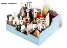 Skin care products cosmetics storage Large desktop storage box dressing cosmetics storage cabinet