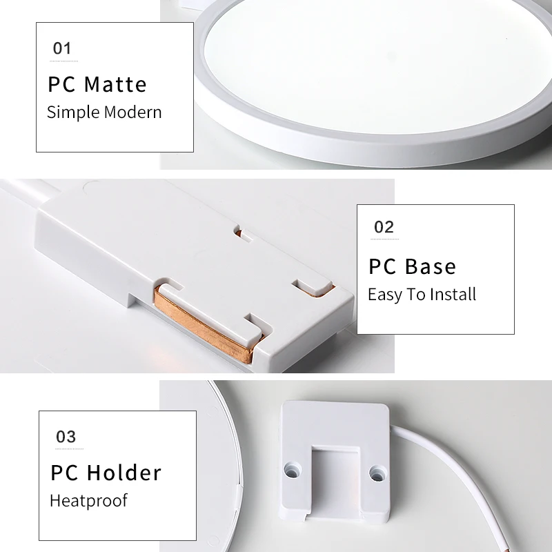 Led Ceiling Light Led Light Led Panel Led Panel Light 6W 9W 13W 18W 24W Surface Ceiling Downlight AC85-265V Round Ceiling Lamp For Indoor Home Lighting