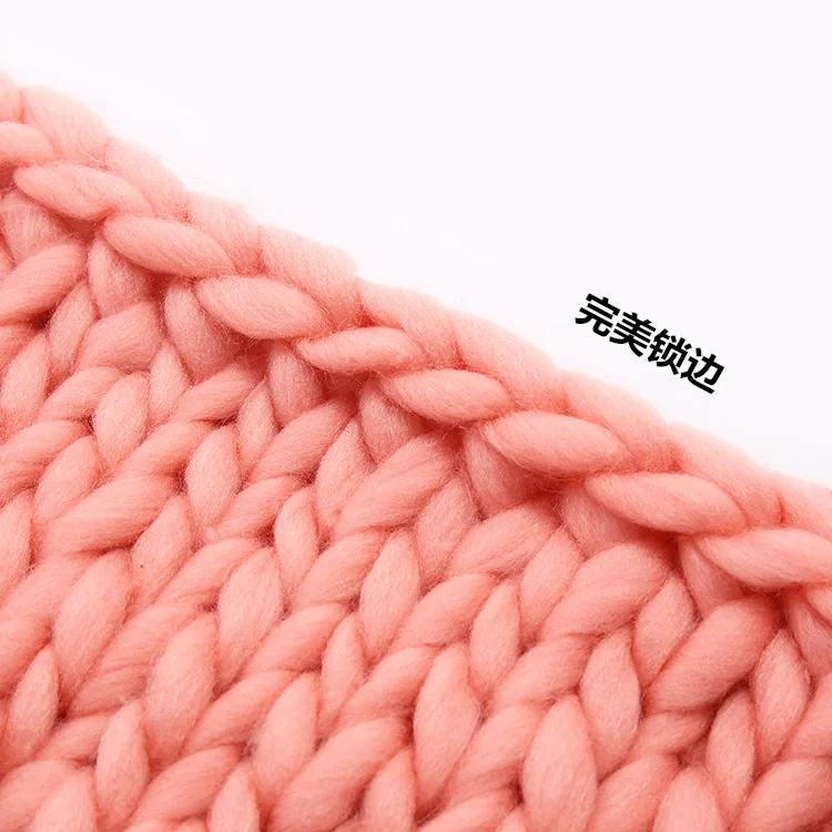 knitted wool blanket