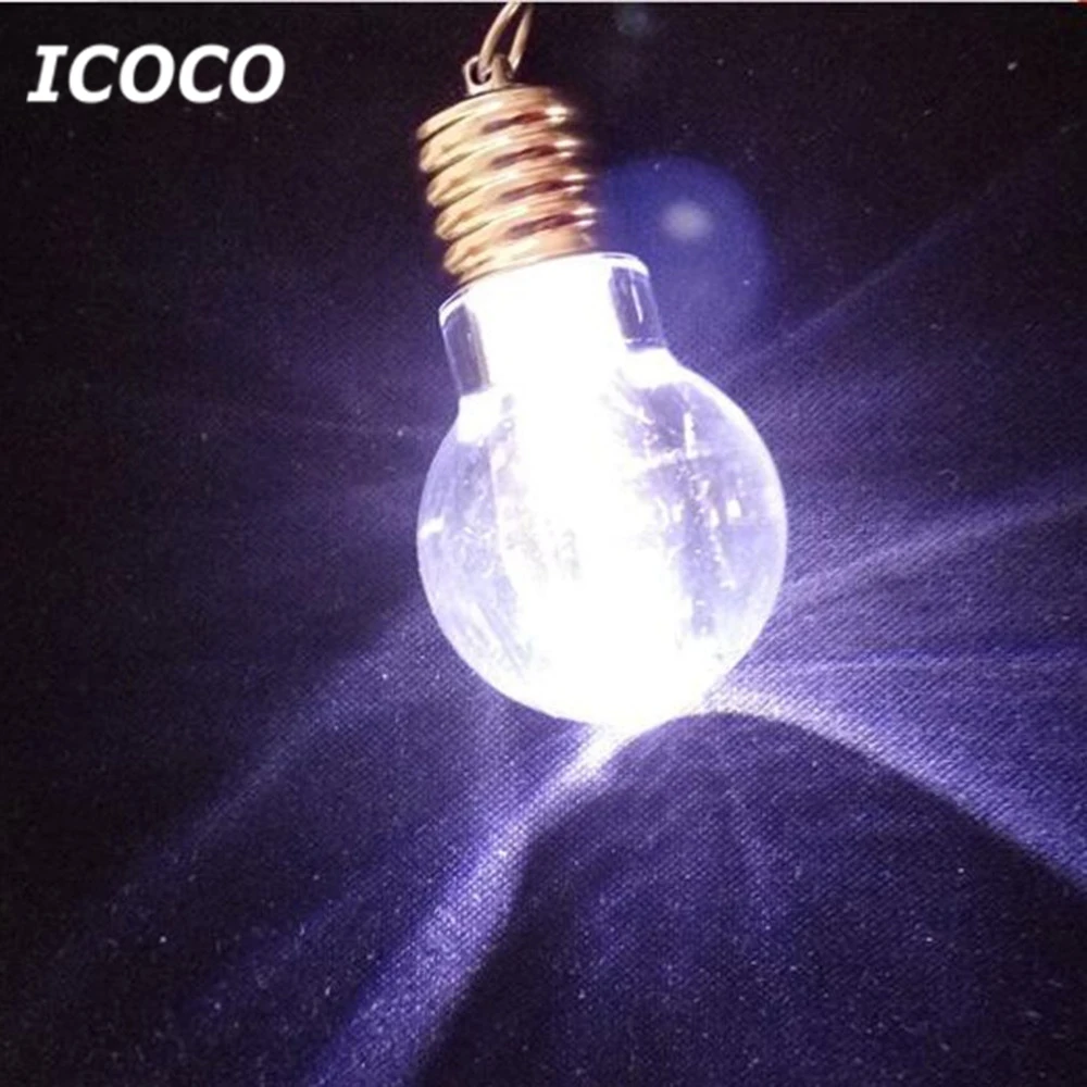 Icoco 1 шт. Портативный Мини светодиодный фонарик лампа брелок спираль брелок флэш-факел Световой ярко лампа Прямая доставка распродажа