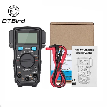 

ADM62/66 Auto Range True RMS Digital Multimeter DC/AC Ammeter Car Voltmeter Voltage Indicator Better than mastech MS8239C