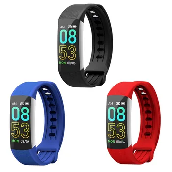 

Waterproof Sports Smart Bracelet Heart Rate Blood Pressure And Blood Oxygen Monitor Smart Wristband For Android IPhone