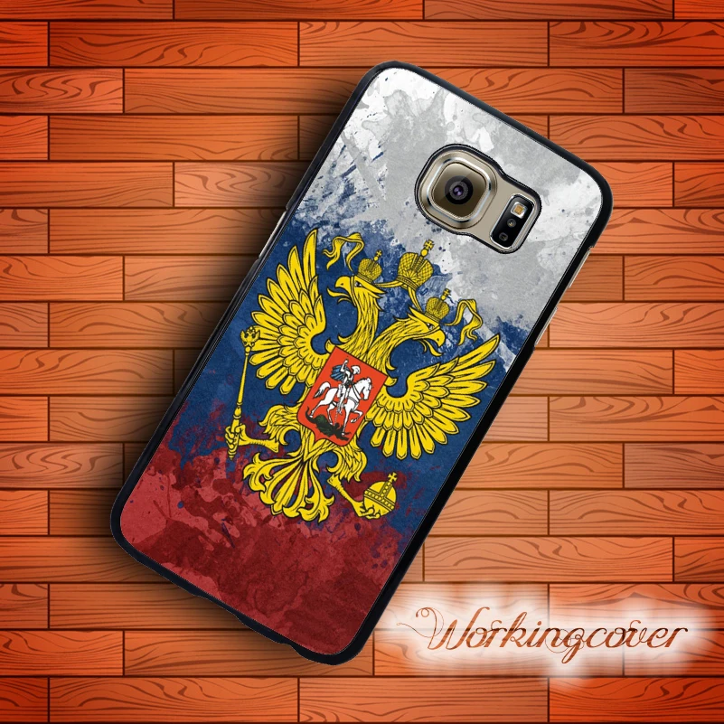 Image Fundas Vintage Russia Flag Case for Samsung Galaxy Note 7 5 4 3 Case Cover for Galaxy S7 S6 S5 S4 S3 Mini Active Case.