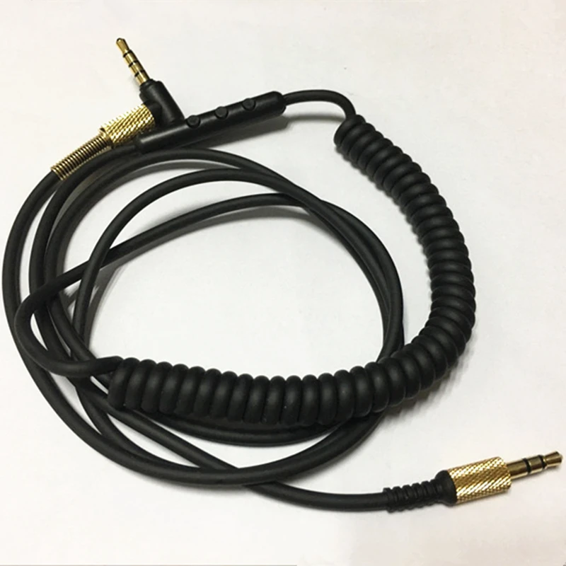 Replacement Audio Cable 3 5mm Extension Cord for Marshall Major II Monitor Headphone with Remote Microphone Volume Control