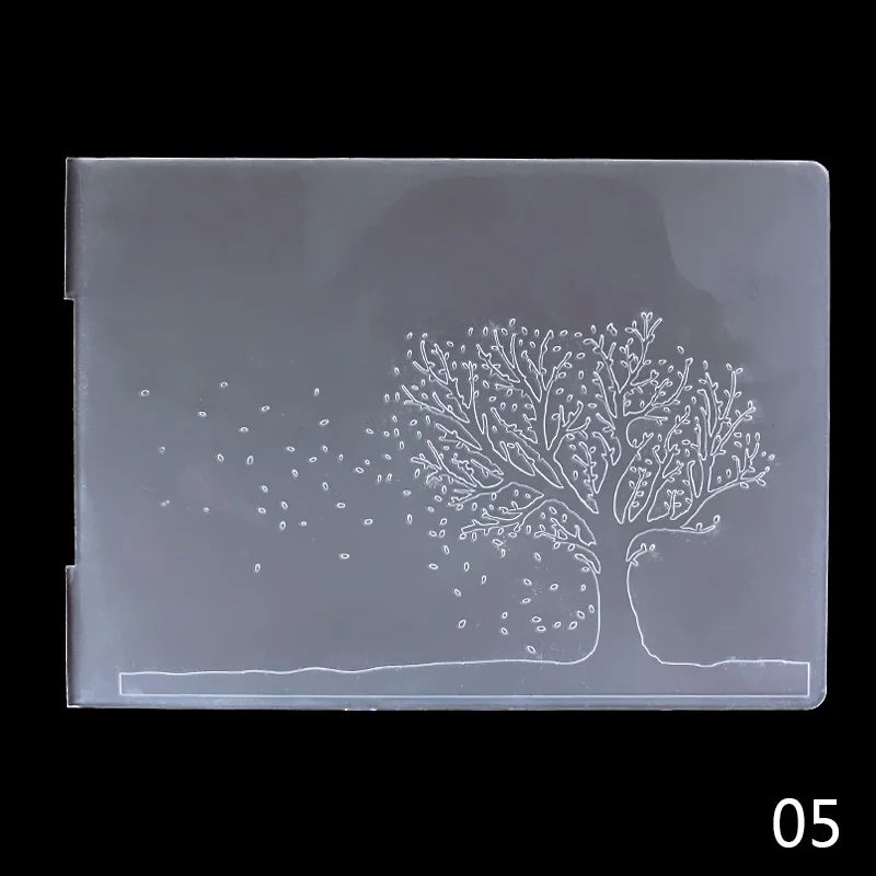 

New Plastic Embossing Folder For Scrapbooking DIY Photo Album Card Christmas Gift Ten Types for Choosing Template #224591