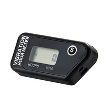 Water proof LCD wireless Vibration Hour meter counter For Motocross engine boat Snowmobile motorcycle chainsaw ATV