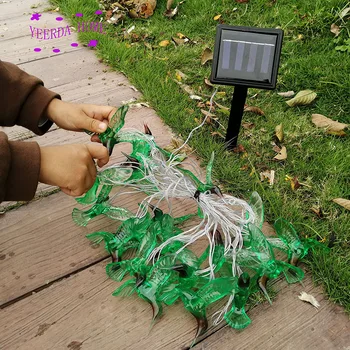 

2019 New 20 LEDS 8.5M Ball String Lights Style Solar Lamp Power LED String Solar Garlands Garden Christmas Decor For Outdoor