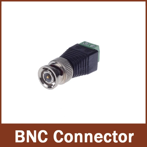 10pcs/lot CCTV accessories Coax CAT5 To Camera CCTV BNC Video Balun Connector