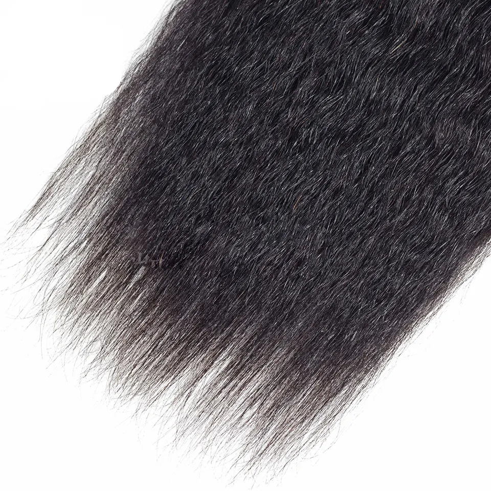 Alipop kinky straight hair bundles with closure (29)