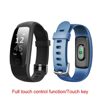 

2017 first heart rate monitor smartband wristwatch smart watch with Full touch control Multiple watch face Weather alert