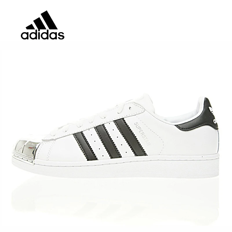 

Original New Arrival Official Adidas Superstar Metal Toe Men's & Women's Skateboarding Shoes Sneakers Good Quality BB5114