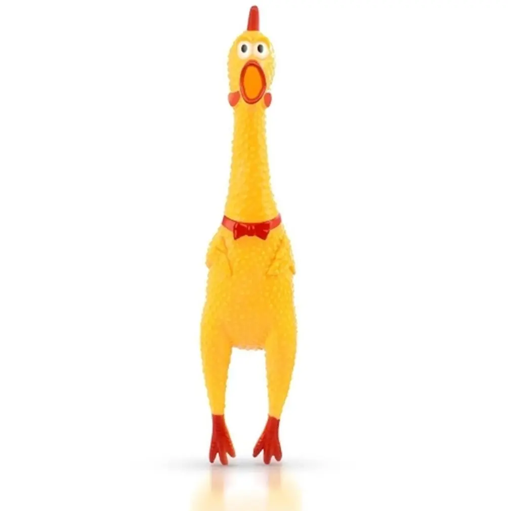 

17CM Screaming Chicken Squeeze Sound Toy Pets Shrilling Decompression Tool Funny Gadgets