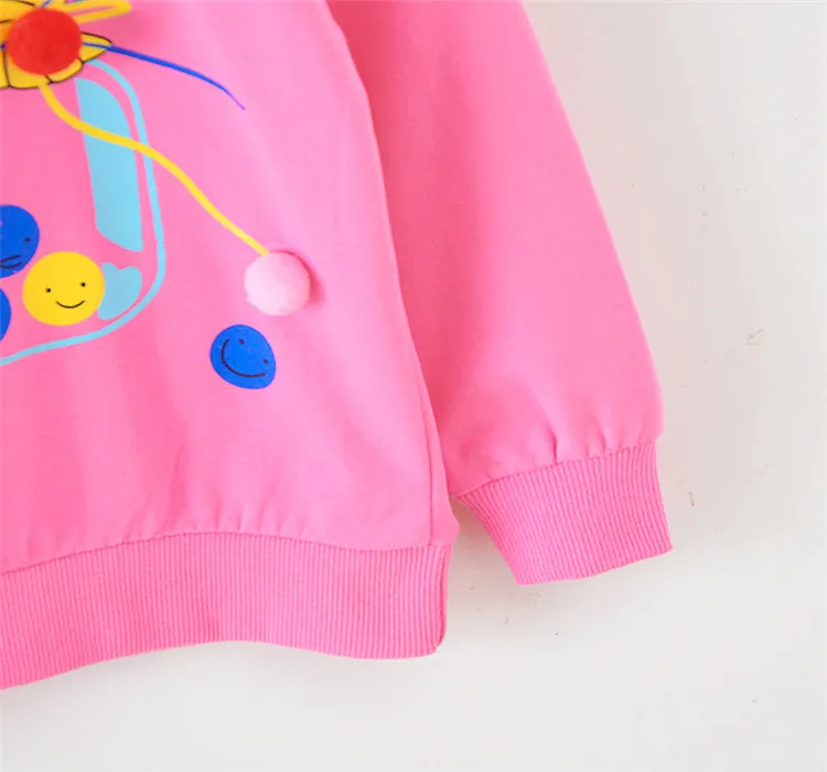 Lawadka/милые топы с длинными рукавами и изображением бутылки; осенняя одежда; толстовки для маленьких мальчиков и девочек; Детские футболки; Одежда для мальчиков