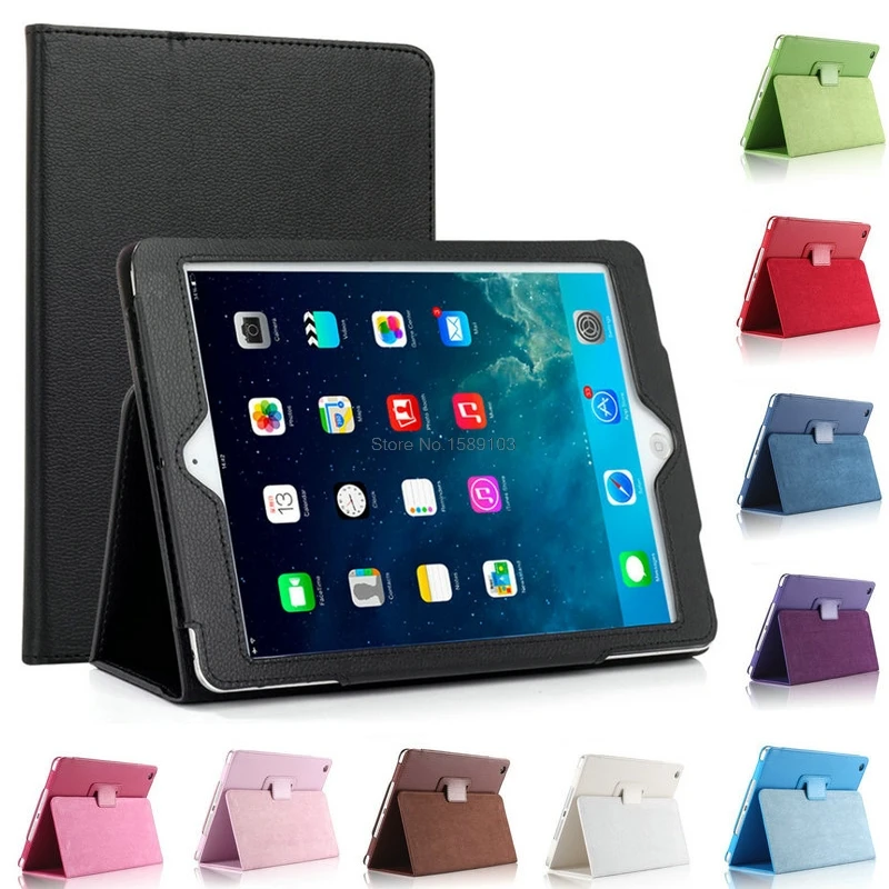 

Full Body Protection Smart Case For iPad Air 2 With Auto Wake-up Sleep Function Coque Stand Cover Funda Light Weight