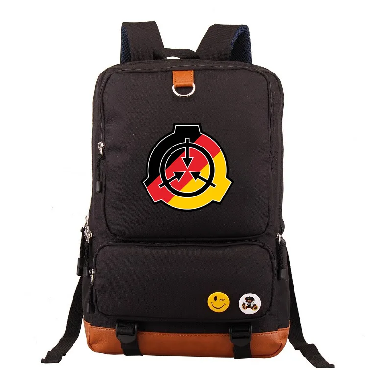 SCP тональный Рюкзак Холщовый для подростков женские сумки на плечо Bookbag ноутбук
