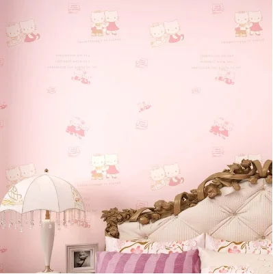 Indah gaya korea Hello  Kitty wallpaper  Dekorasi kamar  