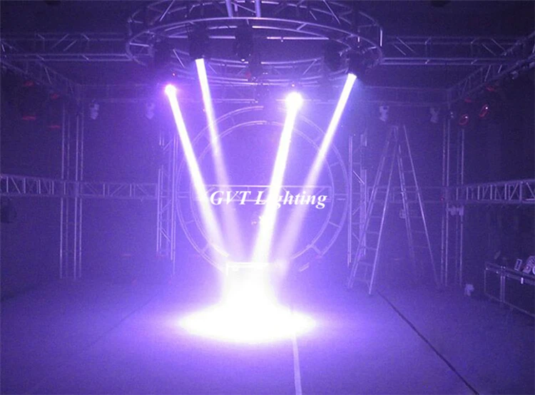 Светодиодный 60 Вт RGBW 4in1 головка перемещения луча света высокой мощности головка перемещения луча S огни 60 Вт светодиодный DJ пятно света DMX