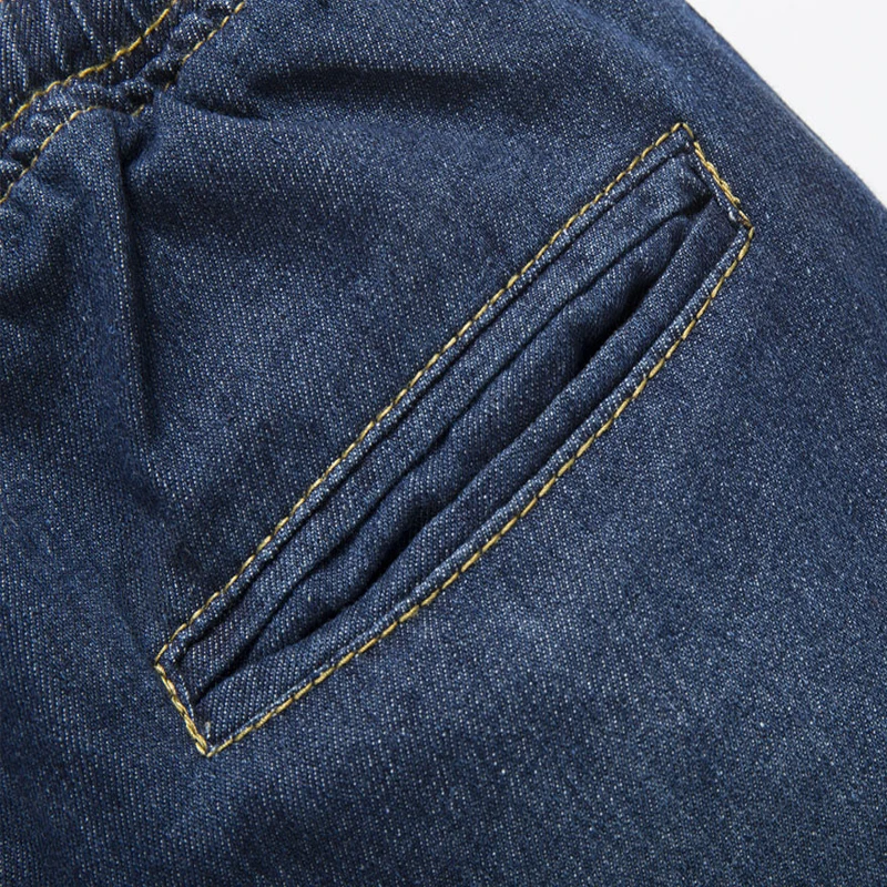 2018 New Arrival Biker Winter Of Leisure Tether Washed Speed Sell Elastic Waist Full Length Mid Medium Solid Jeans Men Hot Sale 