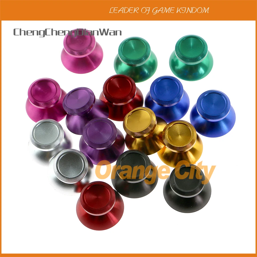 

ChengChengDianWan 25pairs=50pcs Metal Joystick Cap Thumbsticks Chrome Joystick Caps thumb stick for PS4 xbox one Controller