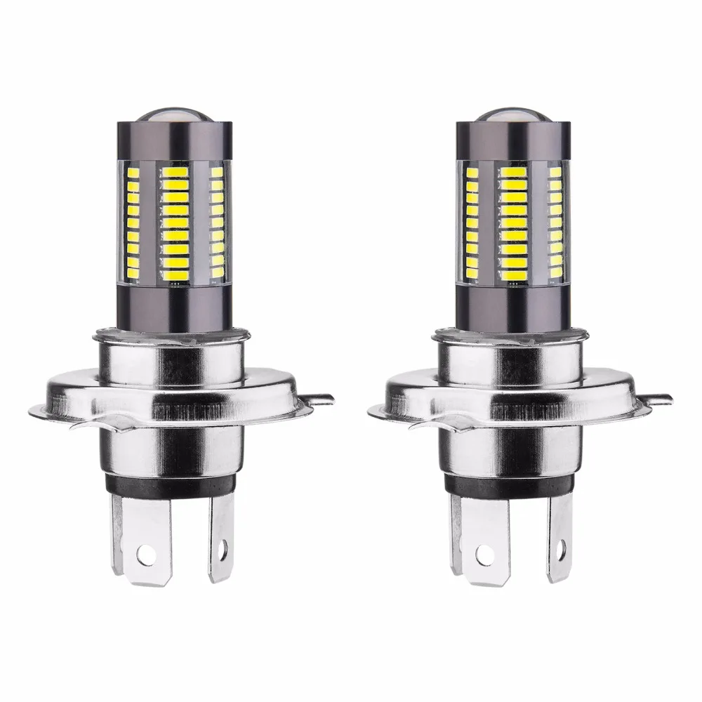 YIJINSHENG 2X33W 12V Чрезвычайно Яркий 66SMD 4014 Chipsets LED H4 9003 HB2 H7 H16 лампы для противотуманных