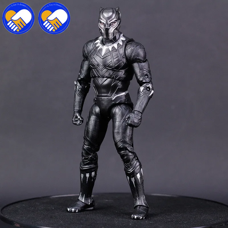 Play Arts Kai PA TChalla Черная пантера супер герой Железный человек PA 27 см ПВХ фигурка куклы игрушки Детский подарок Brinquedos 3 версии