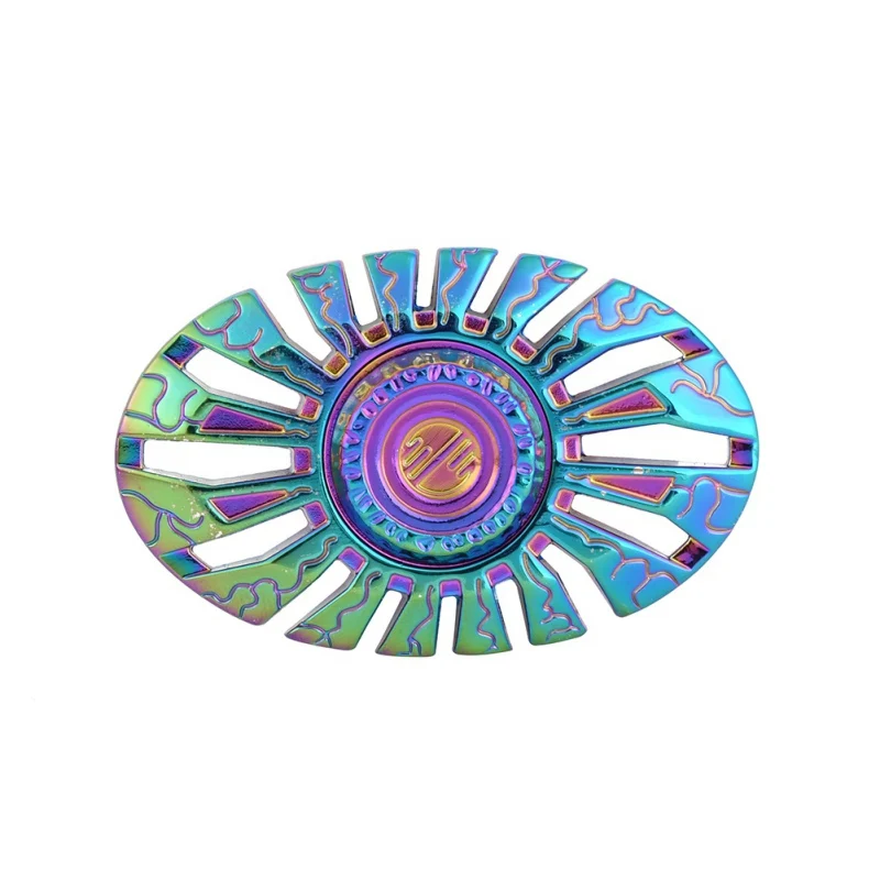

Funny Colorful Kid's Spinner Fidget Zinc alloy EDC Hand Spinner For Autism and ADHD Anxiety Stress Relief Focus Toys Gift