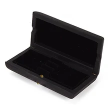 High Quality Oboe Reed Storage Box PU Leather Case for 3pcs Reeds Maple Black Musical Instrument Accessories HS