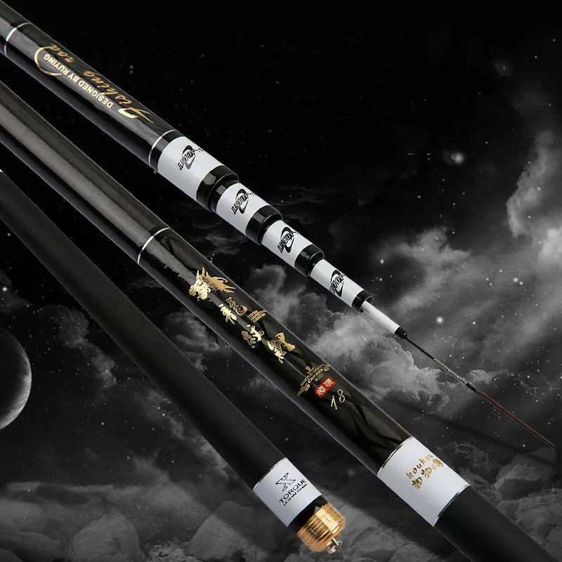 

Carp Fishing Rod Taiwan Fishing Rod Carbon Ultra Light Ultra Hard Rod Hand Fishing Rod 3.6/3.9/4.5/4.8/5.4/5.7/6.3/7.2m