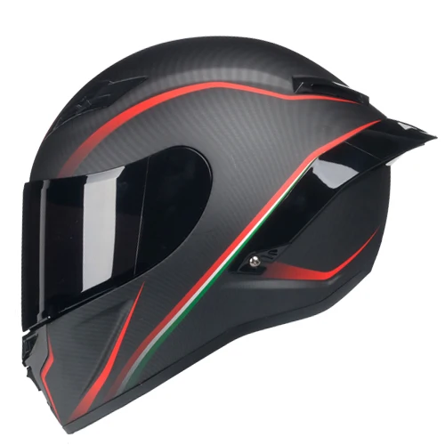 Полный шлем rcycle moto rcycle casco moto racing шлем DOT утвержден casco de moto kask helm moto cross moto rcyclist - Цвет: 3