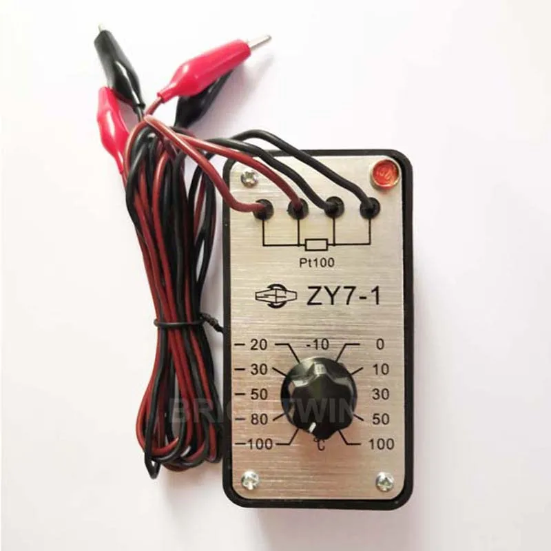 

High Precision PT100 Simulator RTD PT100 Calibrator -100 to +100 Cel. Temperature Range Portable PT100 Simulation Module