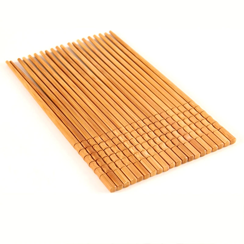 

6pairs Natural Bamboo Chopsticks Japanese Style Tableware Chinese Home-use Dinner Chopsticks Non-slip Sushi Noodle Chopstcks