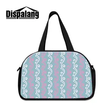 Dispalang flower pattern women’s clothing travel duffle bags fashion luggage packing organizers with shoe bag weekend duffel bag