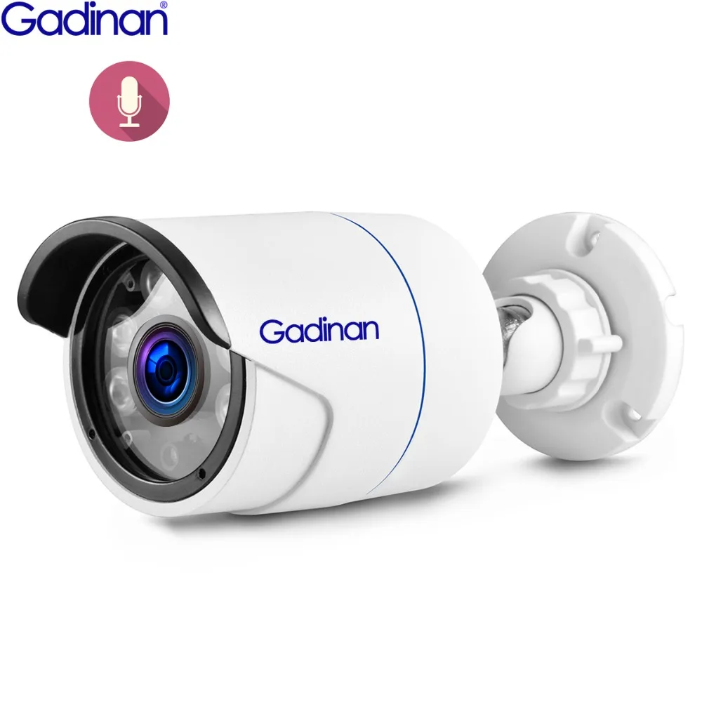 Gadinan 3MP 1080P IP камера SC4239 наружная цилиндрическая камера видеонаблюдения P2P CCTV безопасности Аудио Микрофон 48 в POE