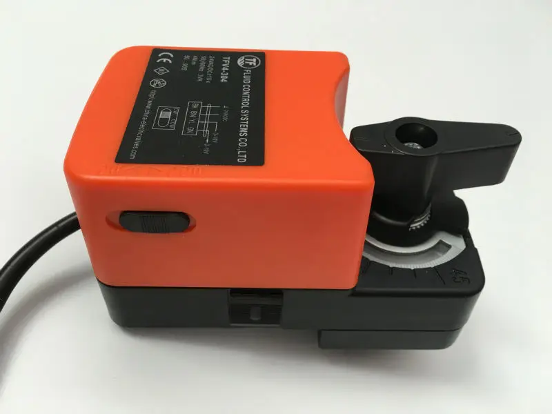 

4Nm Valve Actuator ON/OFF Type, AC220V step motor for valve open/close with manual override