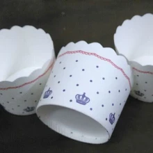 Бумага ведро булочки Бумага торт чашки, в полоску и горошек Бумага кекс случаи, выпечки Чашки, держатель торт JK23